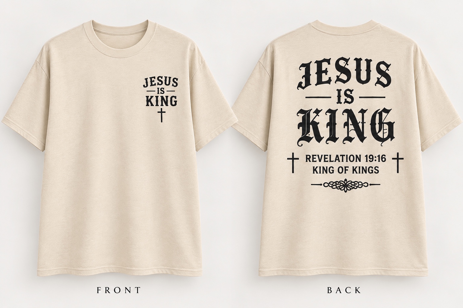 Jesus Is King front and back